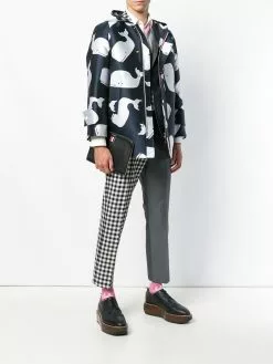 Thom Browne pebbled mini gusset folio