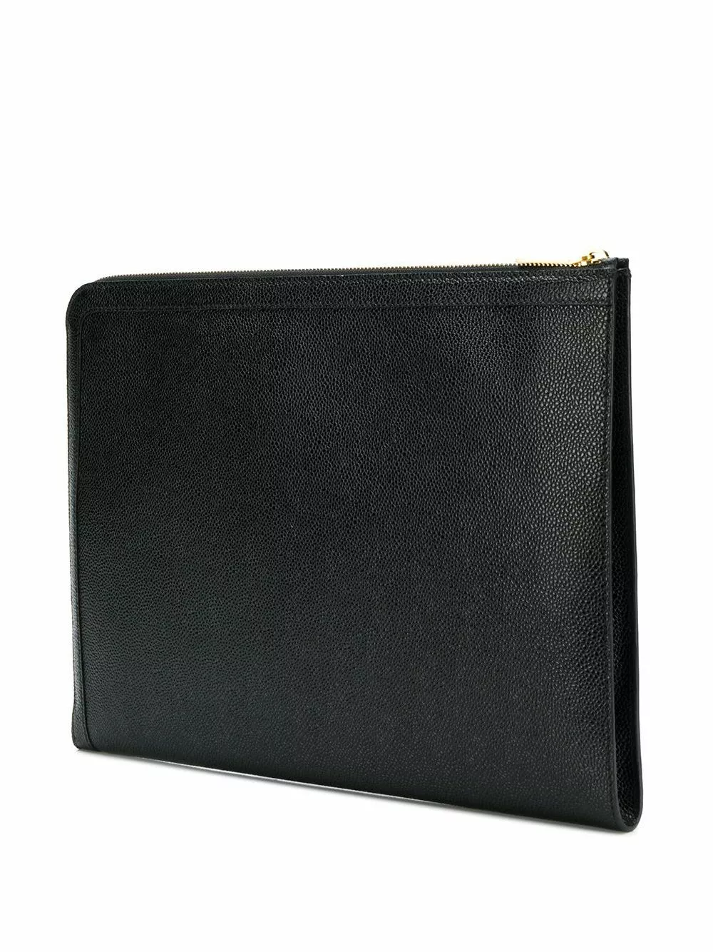 Thom Browne Pebbled document gusset folio clutch bags of men 3 Thom Browne pebbled document gusset folio