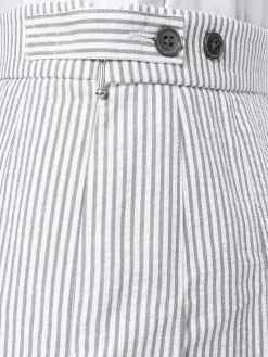 Thom Browne Seersucker Mini Pleated Skirt