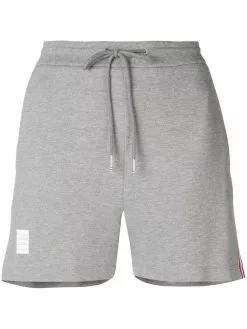 Thom Browne Rwb Stripe Piqué Shorts