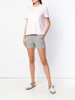 Thom Browne Rwb Stripe Piqué Shorts