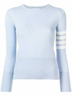 Thom Browne 4-Bar crew neck cashmere jumper