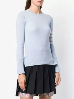 Thom Browne 4-Bar crew neck cashmere jumper