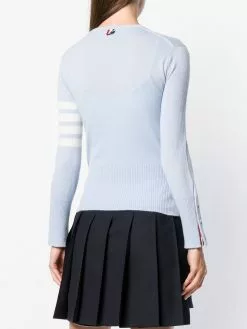 Thom Browne 4-Bar crew neck cashmere jumper