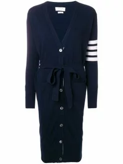 Thom Browne Long Boxy Cashmere Cardigan
