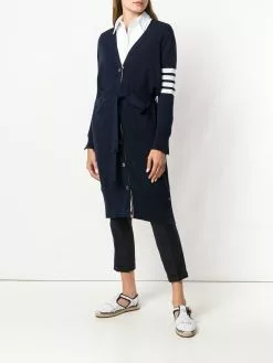 Thom Browne Long Boxy Cashmere Cardigan