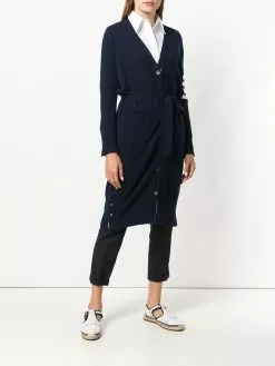 Thom Browne Long Boxy Cashmere Cardigan