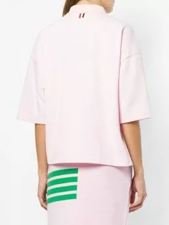 Thom Browne Piqué Cotton Oversized Pocket Polo