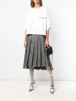 Thom Browne RWB-stripe boxy T-shirt