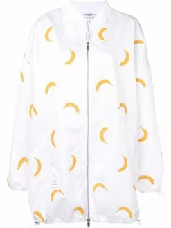 Thom Browne Banana Appliqué Oversized Bomber