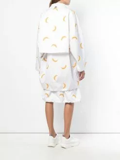 Thom Browne Banana Appliqué Oversized Bomber