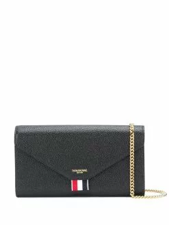 Thom Browne RWB stripe envelope wallet
