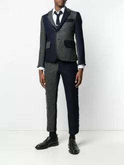 Thom Browne frayed edges sport coat