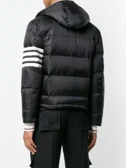 Thom Browne 4-bar Matte Nylon Bomber