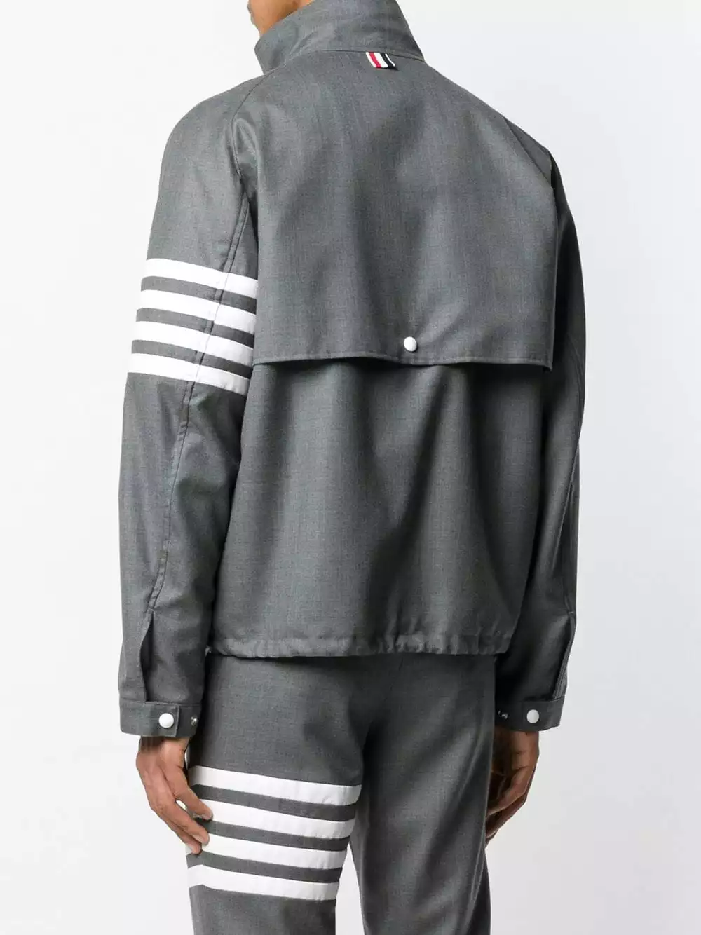 Thom Browne Double zip Raglan Jacket sport jackets & windbreakers of men 4 Thom Browne Double-zip Raglan Jacket