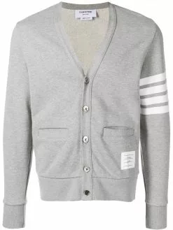 Thom Browne 4-Bar loopback cardigan