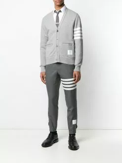 Thom Browne 4-Bar loopback cardigan