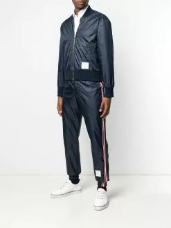 Thom Browne Center-back Stripe Ripstop Bomber