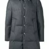 Thom Browne Wool Flannel Bal Collar Overcoat