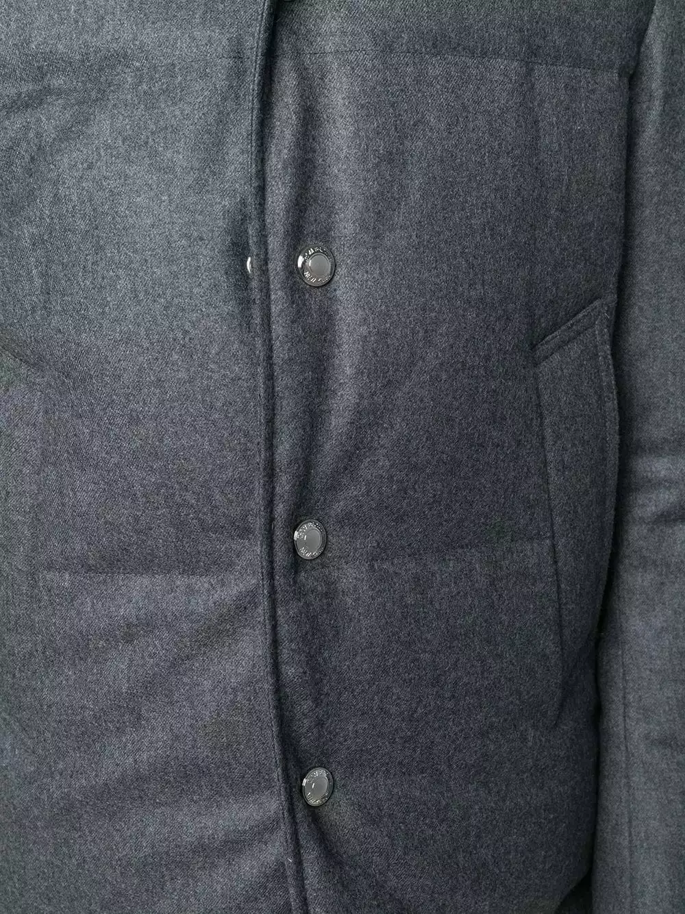 Thom Browne Wool Flannel Bal Collar Overcoat down coats of men 5 Thom Browne Wool Flannel Bal Collar Overcoat