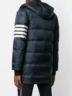 Thom Browne 4-bar Matte Nylon Coat