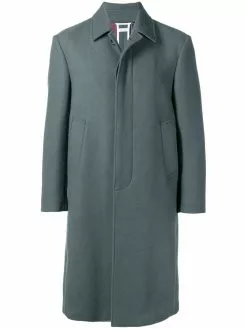 Thom Browne Relaxed Cashmere Bal Collar Overcoat