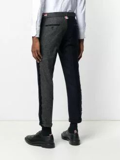 Thom Browne Frayed Edges Skinny Trouser