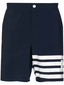 Thom Browne 4-bar Solid Tech Swim Short