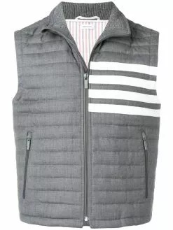Thom Browne 4-bar Down Quilted Vest
