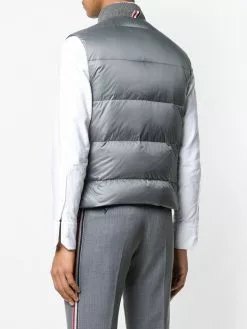 Thom Browne 4-bar Matte Nylon Down Vest
