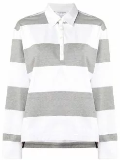 Thom Browne 4-Bar Oversized Rugby Polo