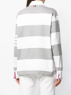 Thom Browne 4-Bar Oversized Rugby Polo