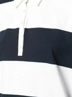 Thom Browne 4-Bar striped rugby polo