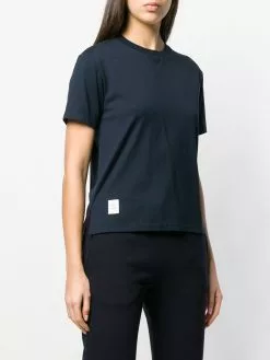 Thom Browne logo-patch short-sleeve T-shirt