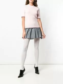 Thom Browne RWB-stripe ribbed T-shirt