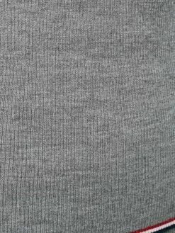 Thom Browne RWB tipping stripe merino turtleneck jumper