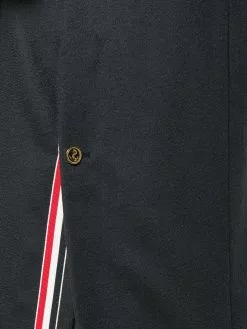 Thom Browne double-breasted mid-length overcoat