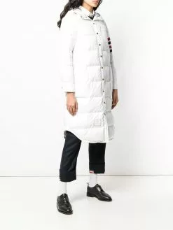 Thom Browne 4-Bar-stripe hooded parka