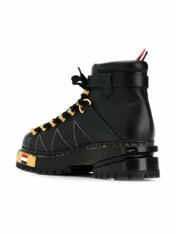 Thom Browne RWB detail Vitello hiking boots of women 6 Thom Browne RWB-detail Vitello hiking boots
