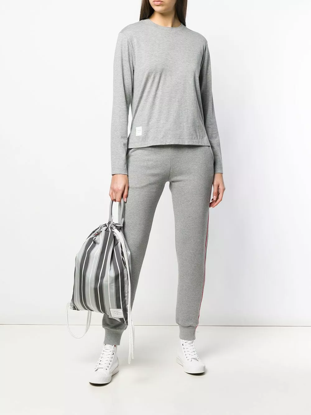 Thom Browne Classic Loopback Stripe Sweatpants of women 2 Thom Browne Classic Loopback Stripe Sweatpants
