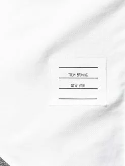 Thom Browne RWB tab long-sleeve Oxford shirt