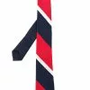 Thom Browne Wide Repp Stripe Mogador Necktie