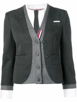 Thom Browne Trompe L'Oeil suit sport coat