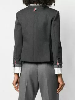 Thom Browne Trompe L'Oeil suit sport coat cropped jackets of women 8 Thom Browne Trompe L'Oeil suit sport coat