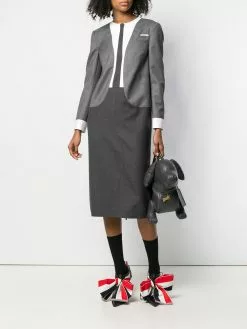 Thom Browne Trompe L'Oeil Super 120s Suit Dress