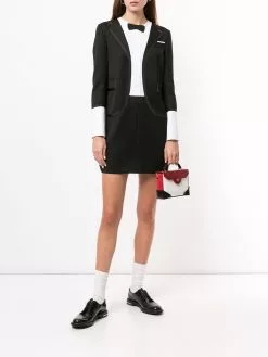 Thom Browne trompe l'oeil tuxedo mini dress