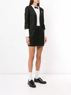 Thom Browne Trompe l'oeil tuxedo mini dress day dresses of women 9 Thom Browne trompe l'oeil tuxedo mini dress