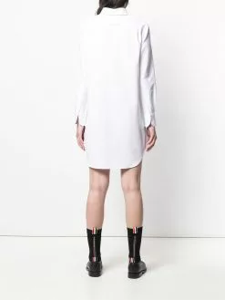 Thom Browne trompe l'oeil tie piqué shirtdress