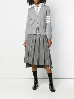 Thom Browne 4-Bar Milano stitch cardigan