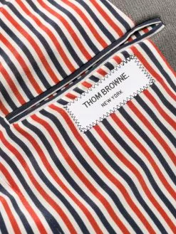 Thom Browne Fur Collar Elongated Chesterfield